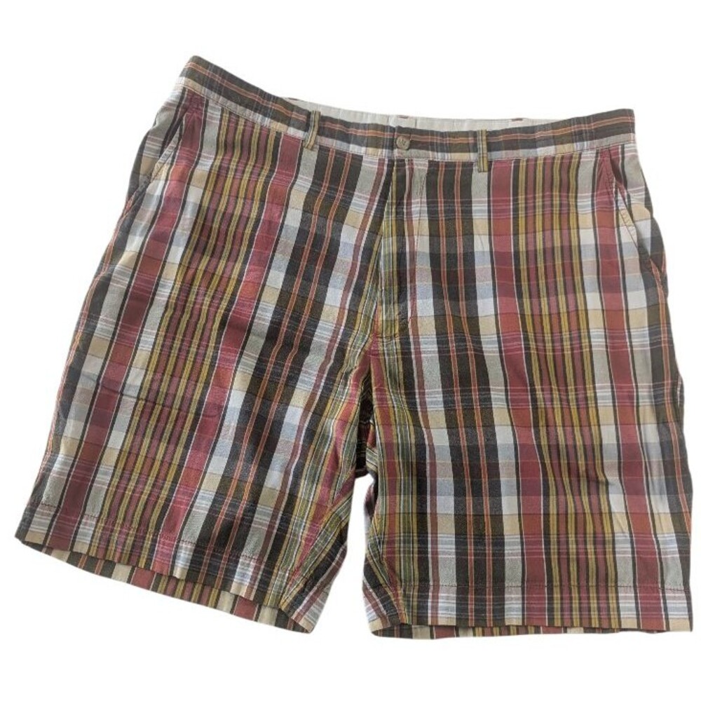 Men’s Polo Ralph Lauren 40 Shorts – Multicolor Plaid Chino, Cotton